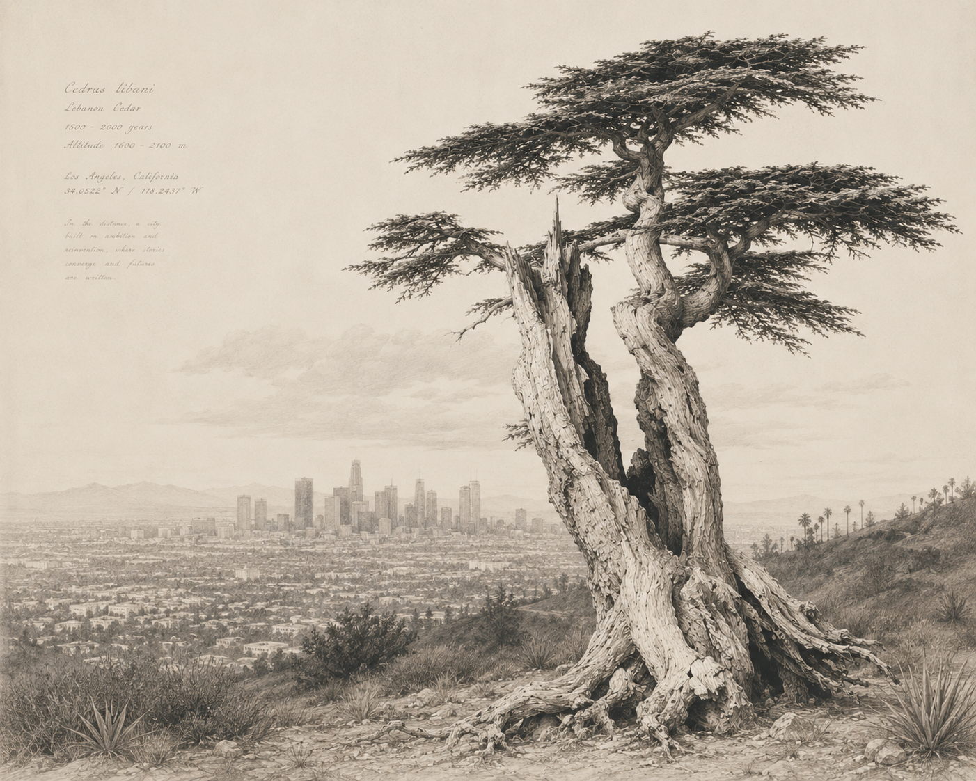 Cedrus libani — the cedar of Mount Lebanon